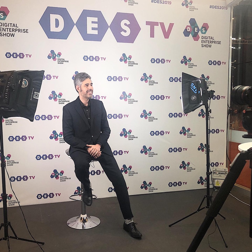 Nino Carvalho dá entrevista para a TV DES-Madrid 2019